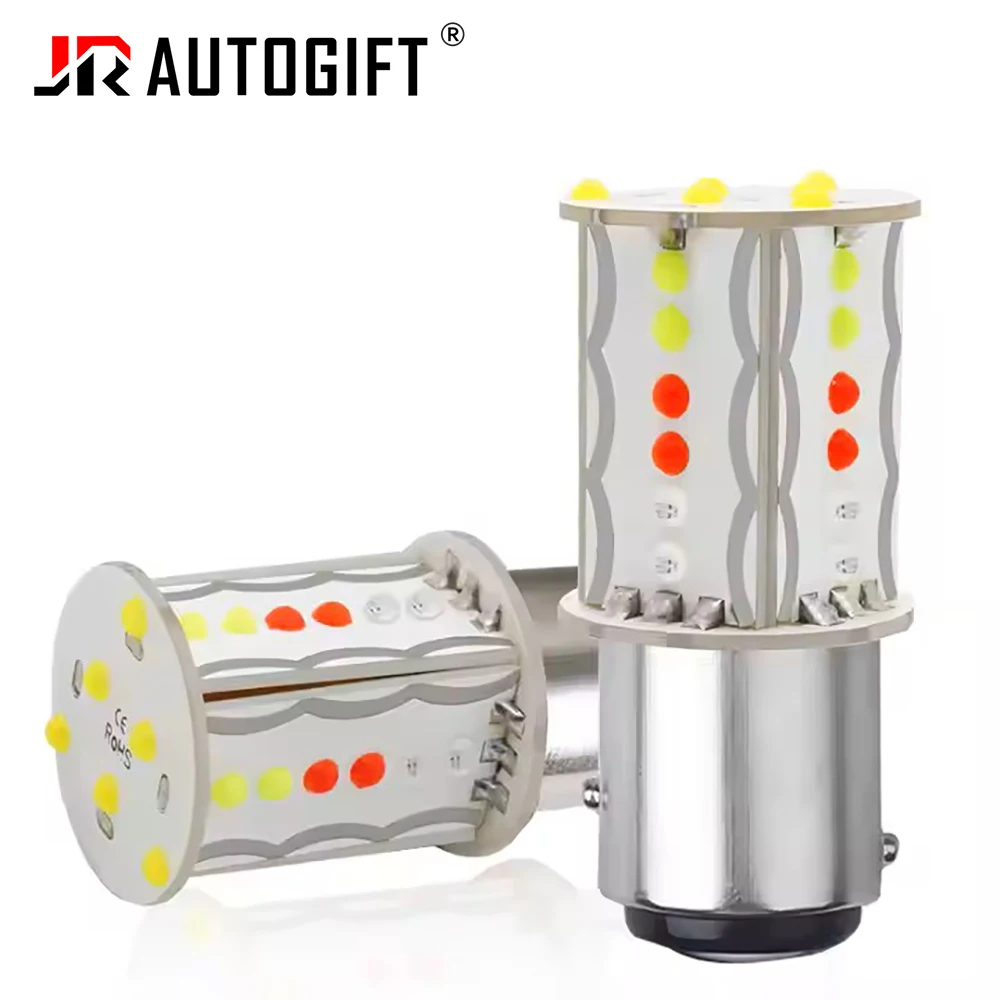 

20 шт. RGB светодиодная стробоскопическая вспышка 1157 30 SMD задние фонари 12 В индикаторы тормоза мотоцикла