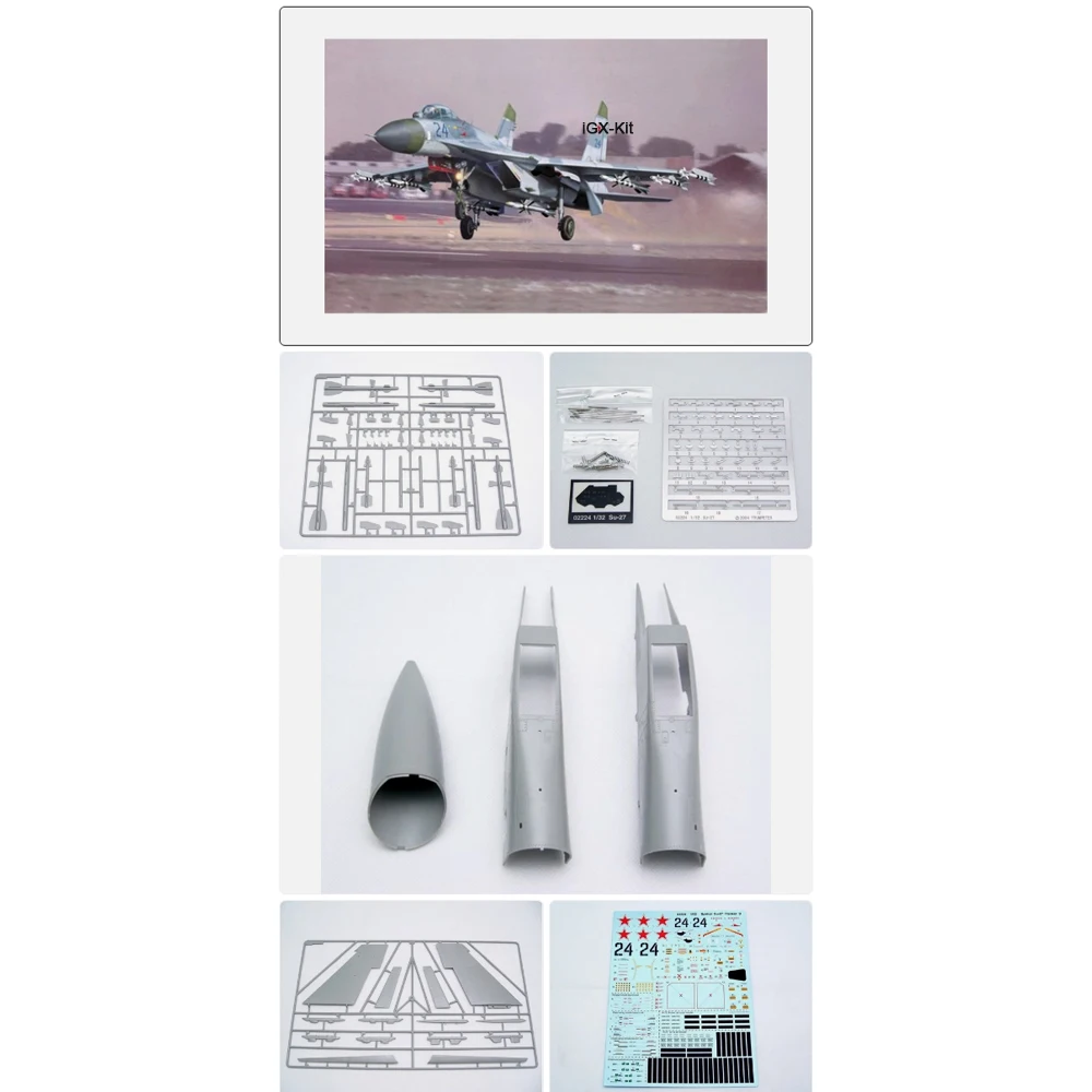 

Trumpeter 02224 1:32 Scale Soviet Sukhoi Su27 Su-27 Flanker B Fighter Plane Aircraft Assembly Plastic Model Building Kit