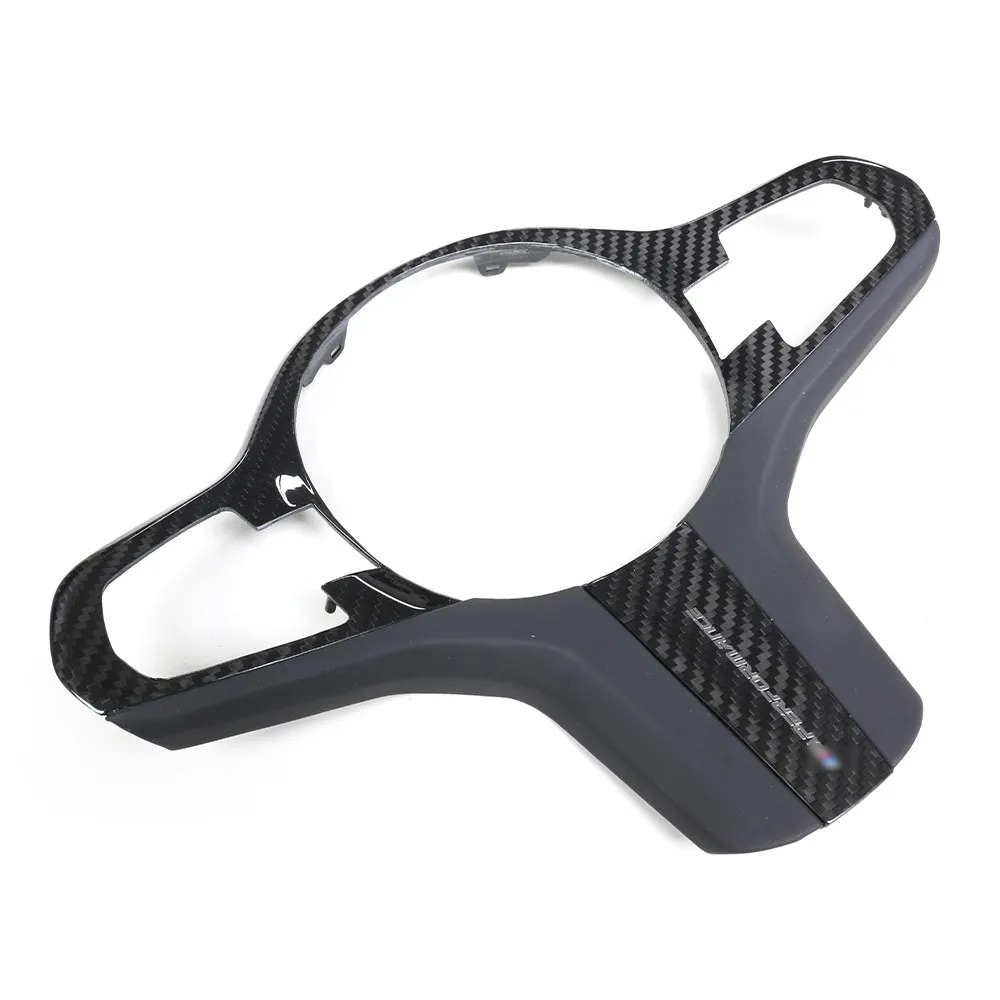

Dry Carbon Fiber Steering Wheel Cover Trim for BMW G Series Pre-Lci M Sport G30 G31 G38 G32 G11 G12 G01 G08 GT G02
