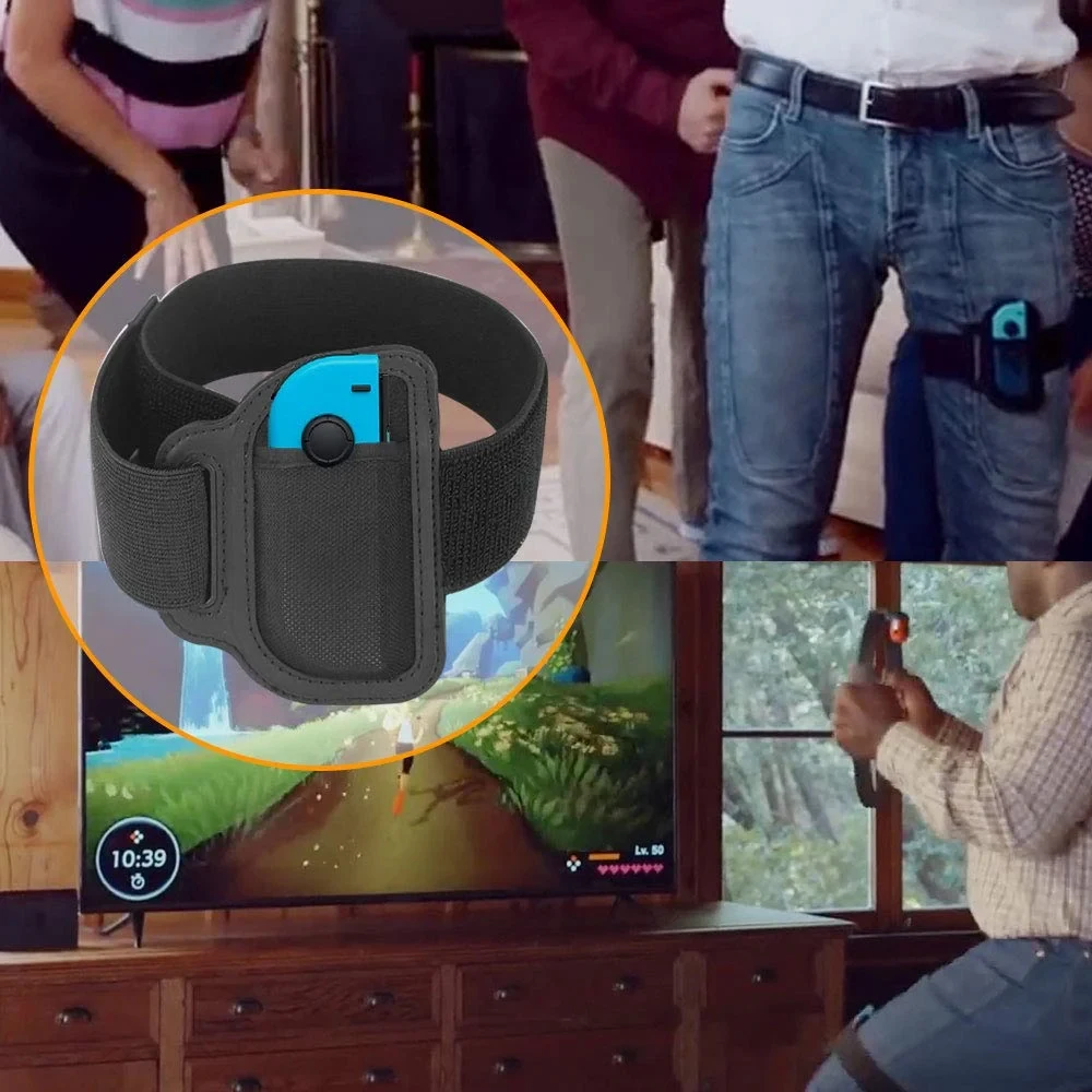 Correia de perna para Nintendo Switch Ring Fit Adventure e Switch Sports