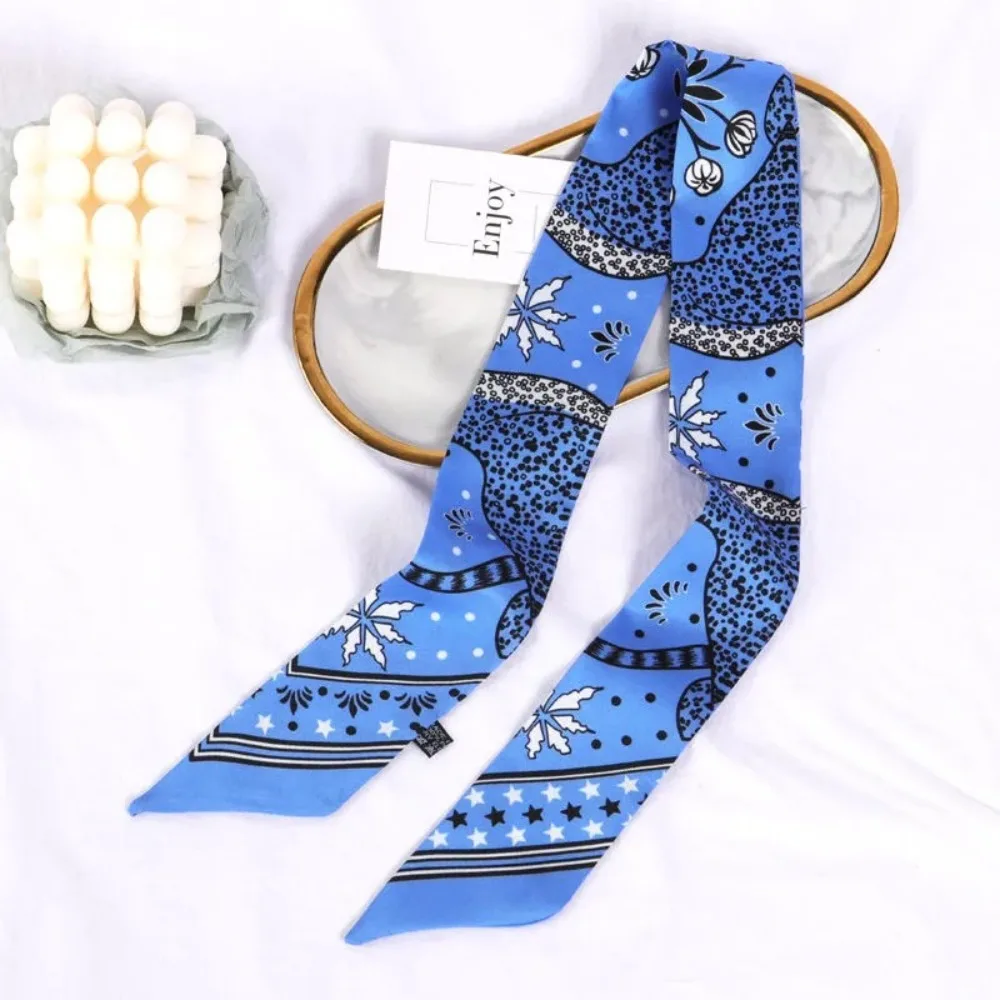 جديد ليوبارد طباعة السيدات وشاح متعدد الأغراض رباط شعر شال التفاف حقيبة يد مقبض الديكور هدية الحاضر بالجملة