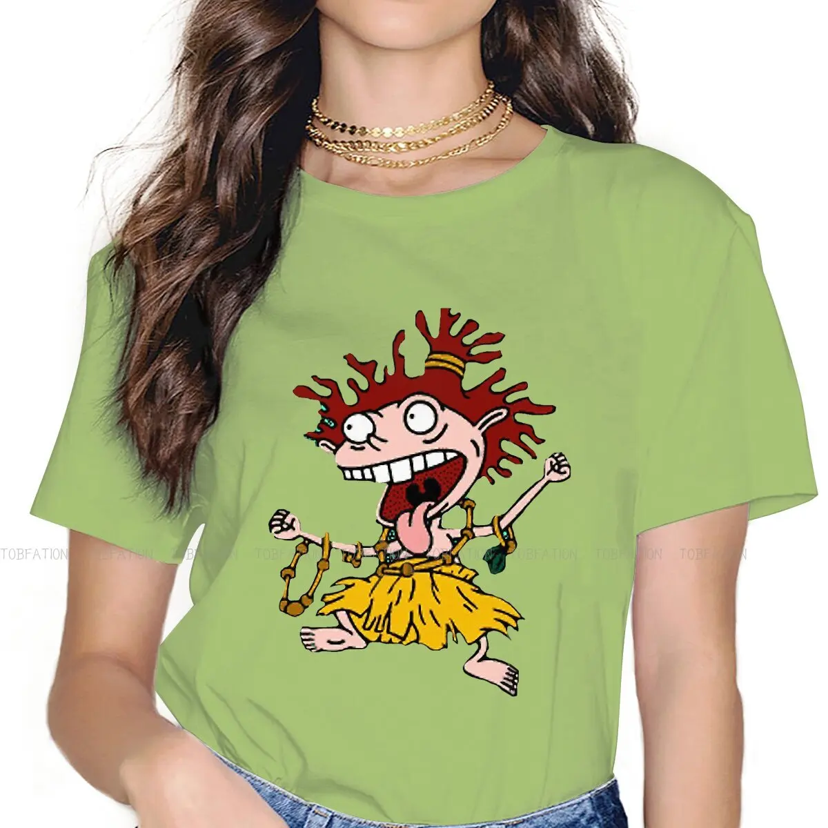 Donnie Thornberry  Hip Hop TShirt The Wild Thornberrys Eliza Nigel Cartoon Creative Tops Comfortable T Shirt Women Short Sleeve