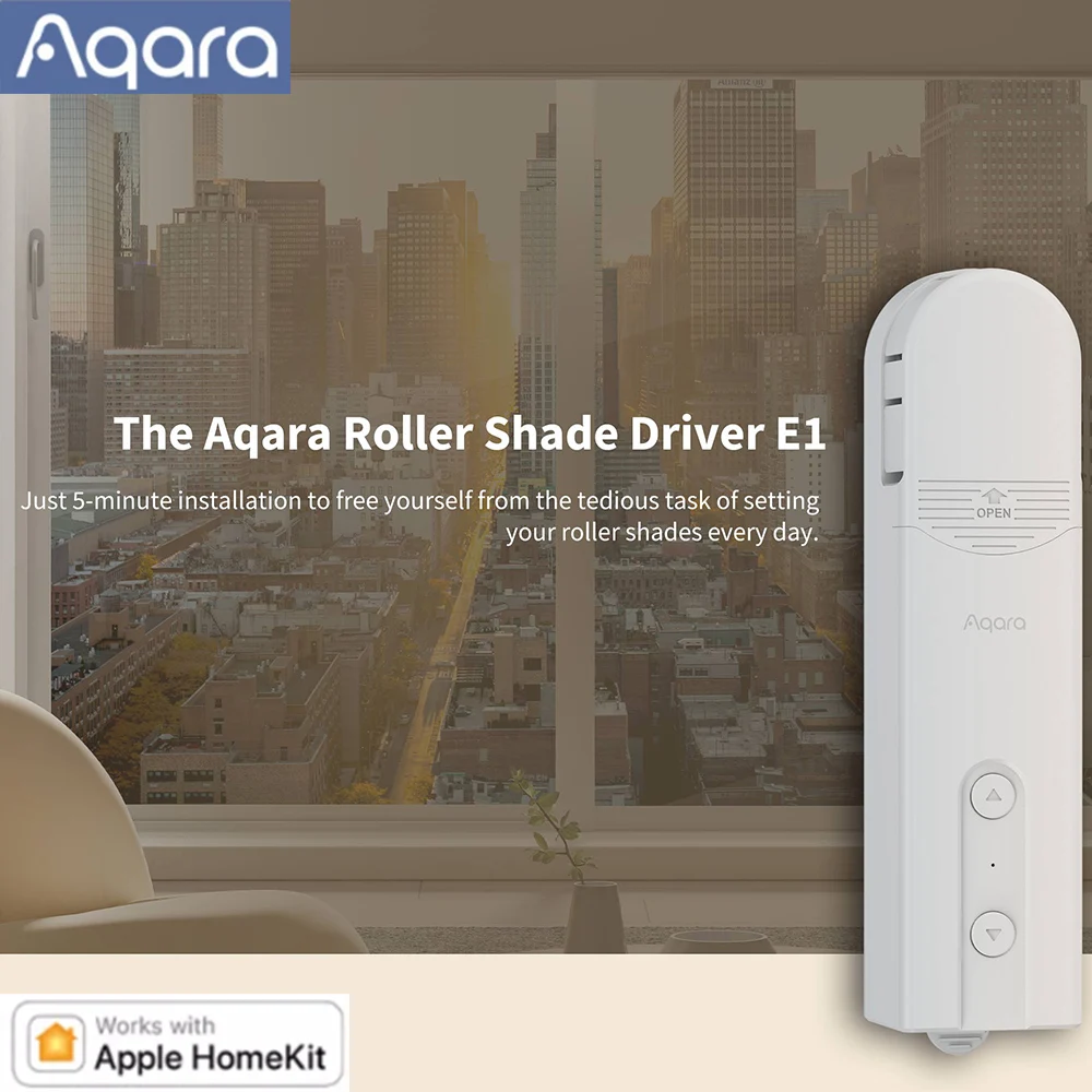 [CN Version]Aqara Roller Shade Driver E1 Support Zigbee 3.0 Easy Installation Smart Home Automation Work HomeKit Mijia APP