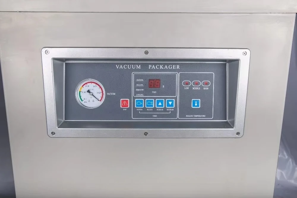 آلة تعبئة مفرغة بغرفة واحدة آلة تعبئة وتغليف تجارية كبيرة من الفولاذ المقاوم للصدأ #5