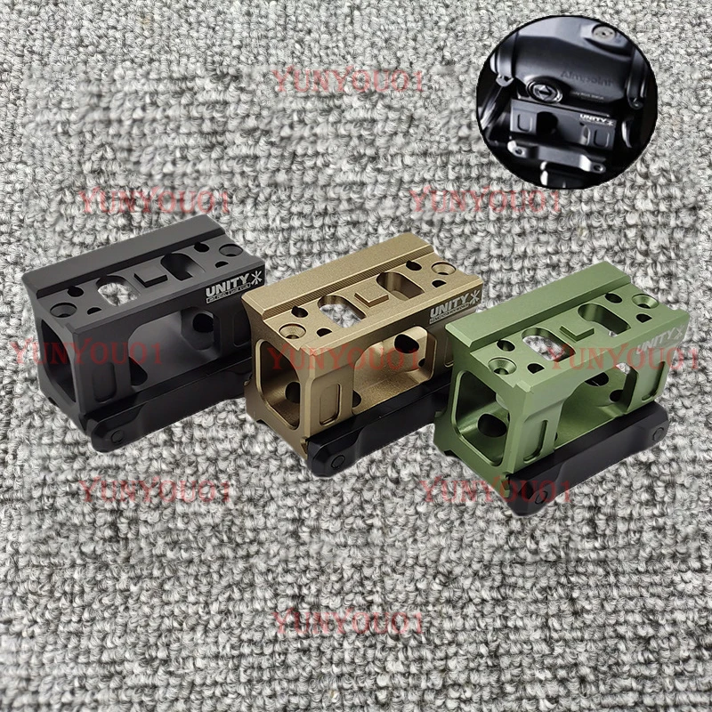 Support de montage rapide Tactical Unity pour Aimpoint CompM5s CompM5b T2 R5 et Duty RDS (FST-MISB) pour rail de 20 mm