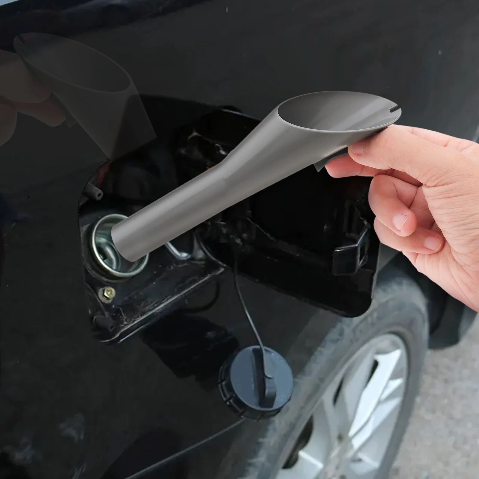 أنبوب قمع خزان حشو الوقود لفورد لينكولن استبدال 8U5A17B068AD 8U5A-17B068-EB 1782177 خزان الوقود حشو صنبور الرقبة كم #4