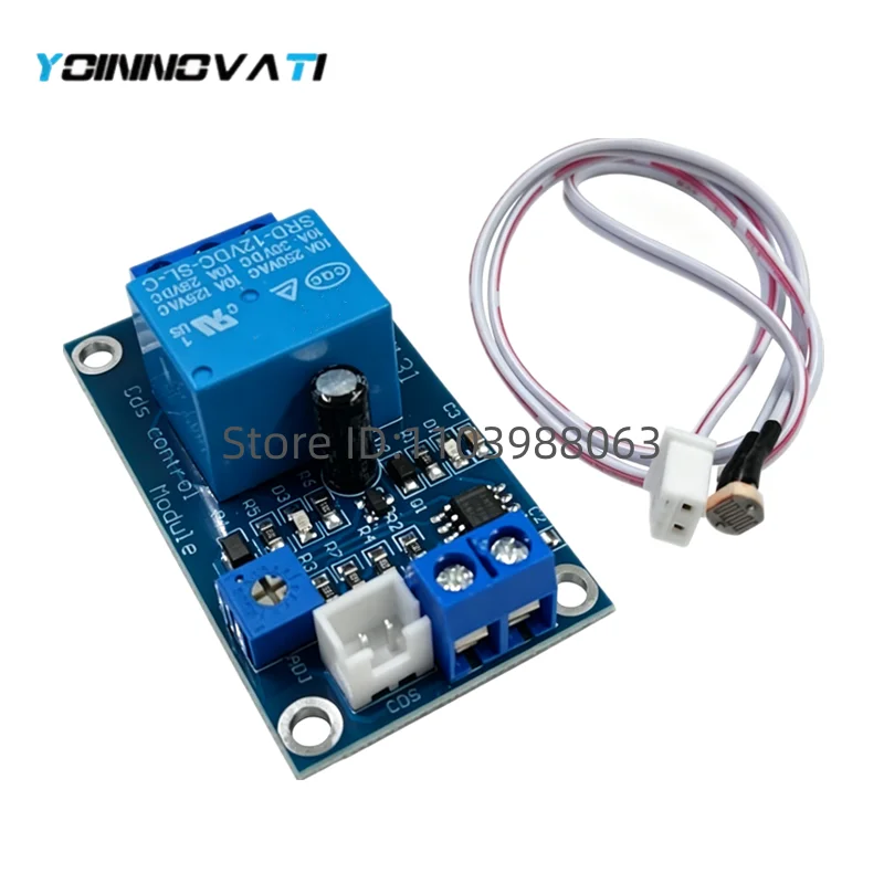 XH-M131 DC 5V 12V 24V 10A Light Control Switch Photoresistor Relay Module Detection Sensor Brightness Automatic Control Module
