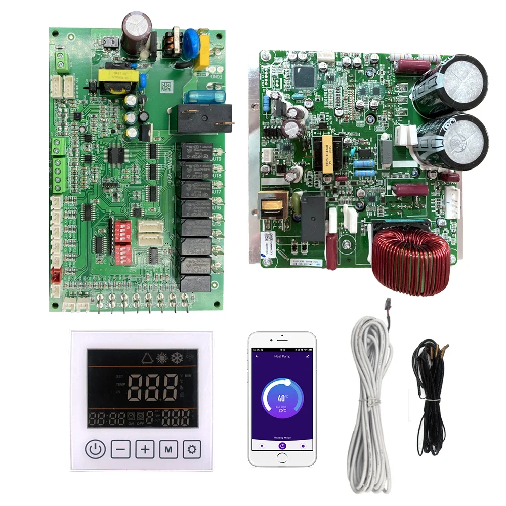 PCBA OEM ODM Swimming Pool Chiller Heating DC Inverter Heat Pump Controller Pcba Control Board