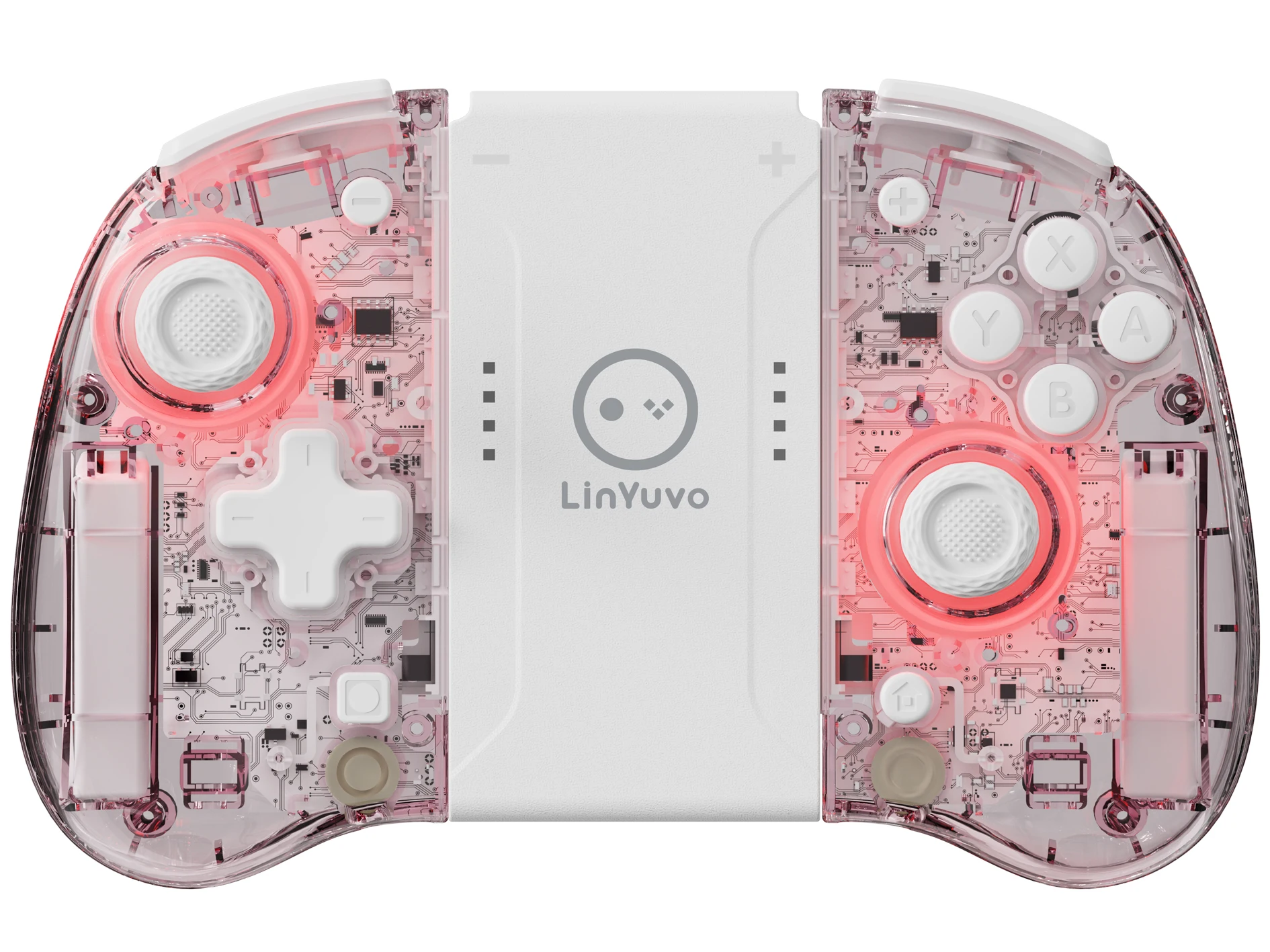 LinYuvo Wireless Controller for Switch/OLED with Multiple Light,Programmable/Motion Control/Dual Vibration/Turbo KS37B