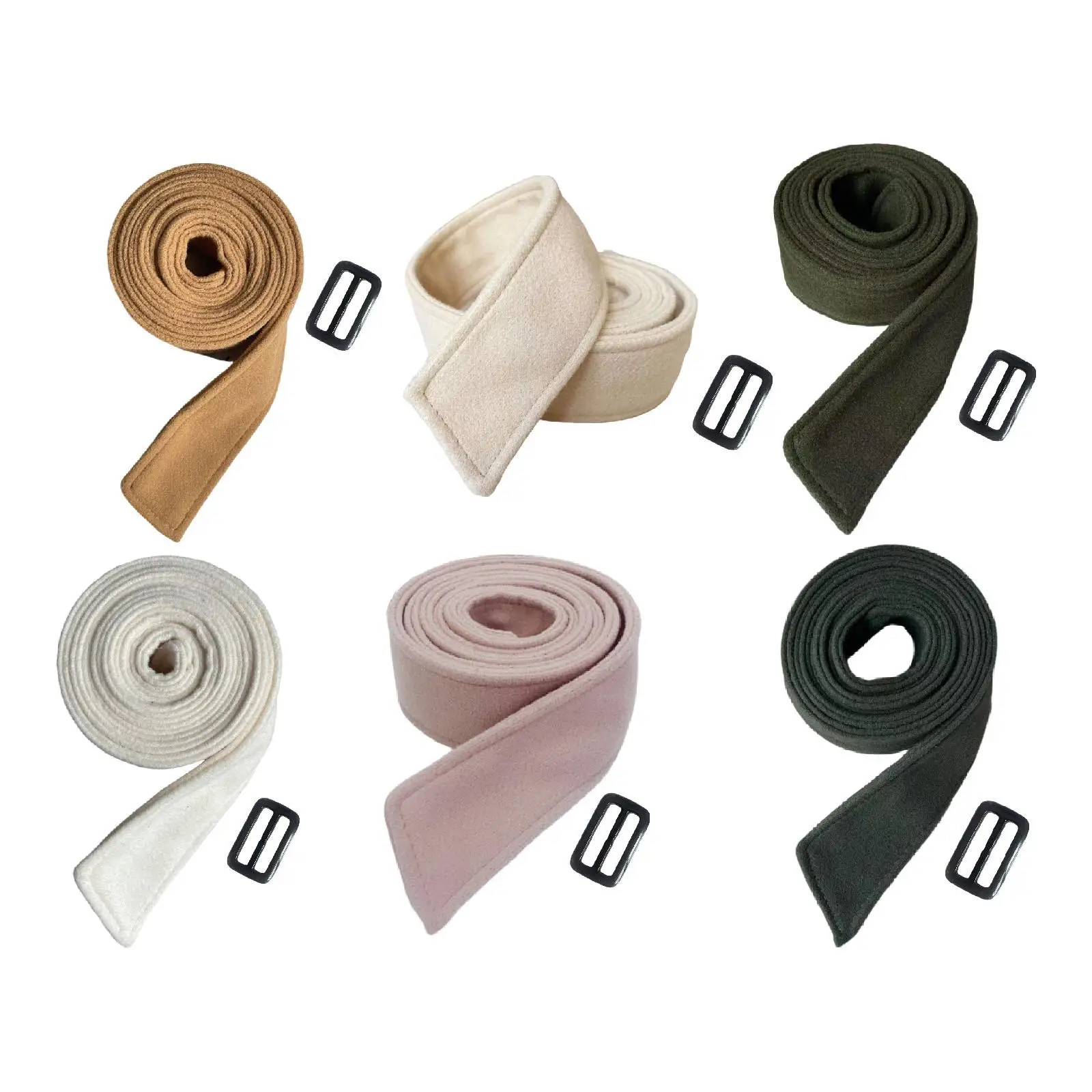 حزام معطف مزدوج الجوانب، حزام خصر عملي، بديل محمول #1