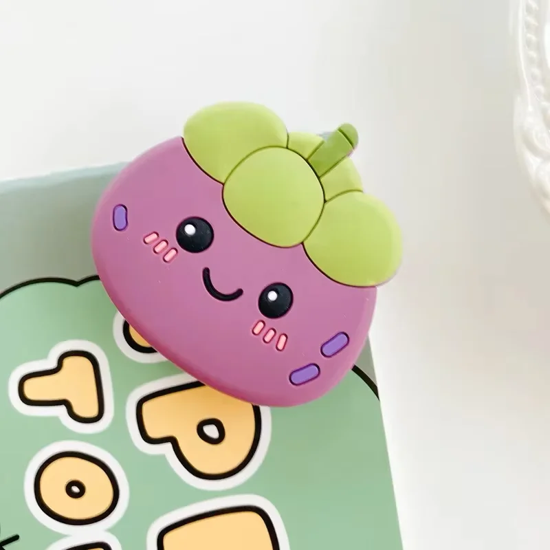 NEW Mobile Phone Holder  Cute Fruit Strawberry Foldable Grip for IPhone  Support Tok Socket Pocket Finger Bracket Griptok Stand