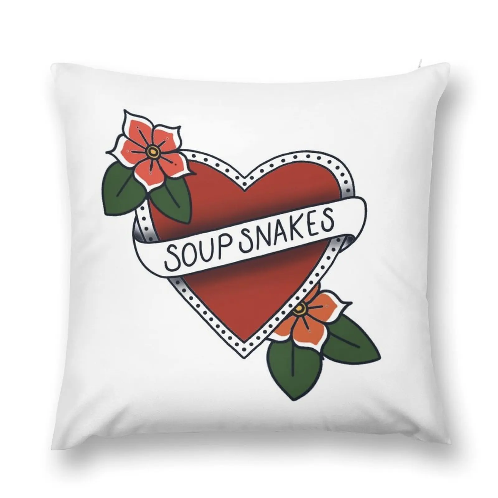 Soup Snakes Throw Pillow Luxury Pillow Cover Pillow Case Cushions For Sofa