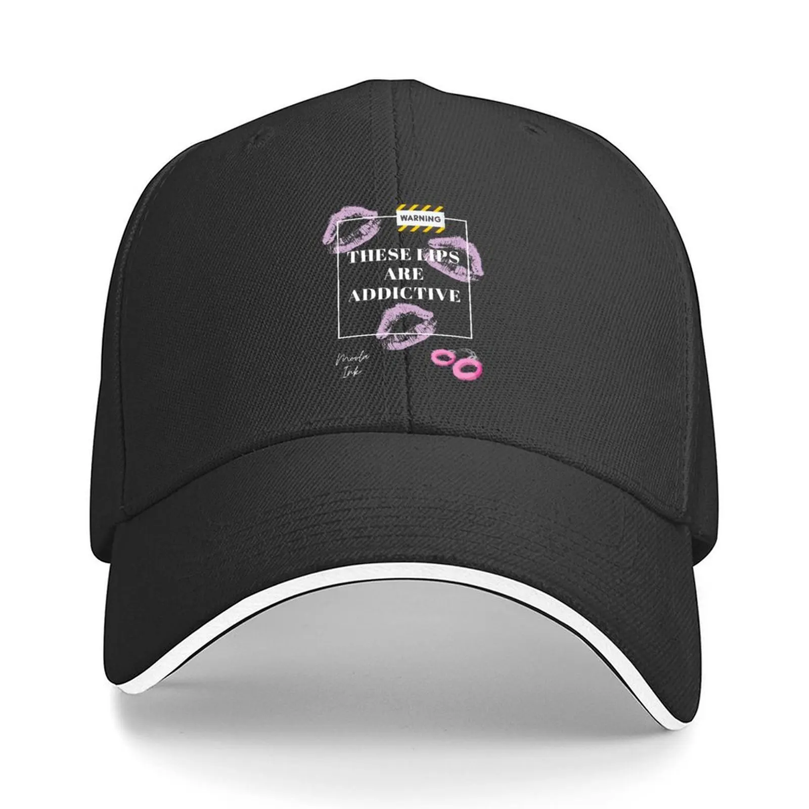 

These Lips Are addictive merch Baseball Cap Streetwear New In The Hat Anime Hat dad hat Men's Women's