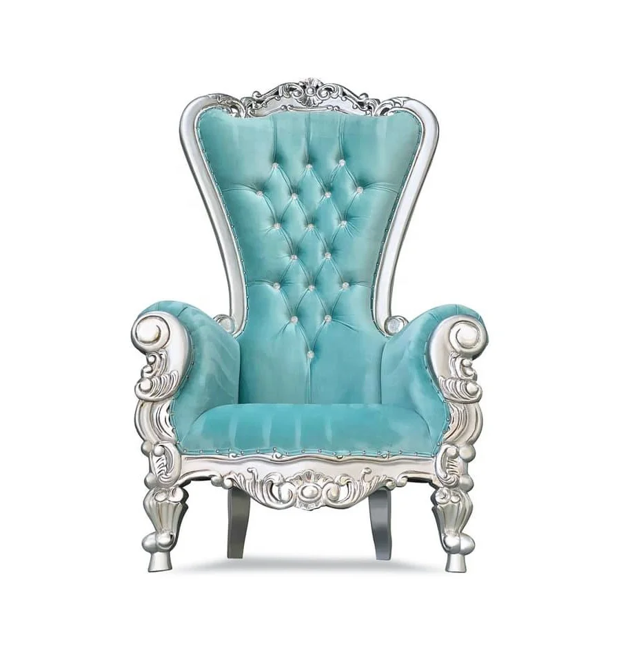 

wr-Kids Party Silver Gold Royal Throne king Chairs for Events！