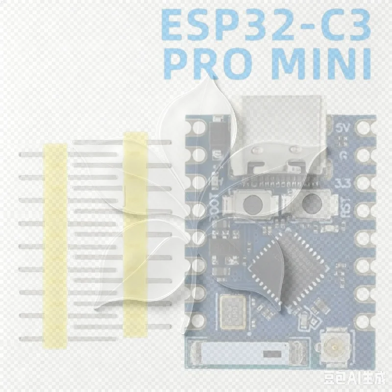 ESP32C3 PRO MINI Board 1 Set Original ESP32C3FH4 Chip WiFi Module Integrated Solution for IoT Smart Devices Prototyping