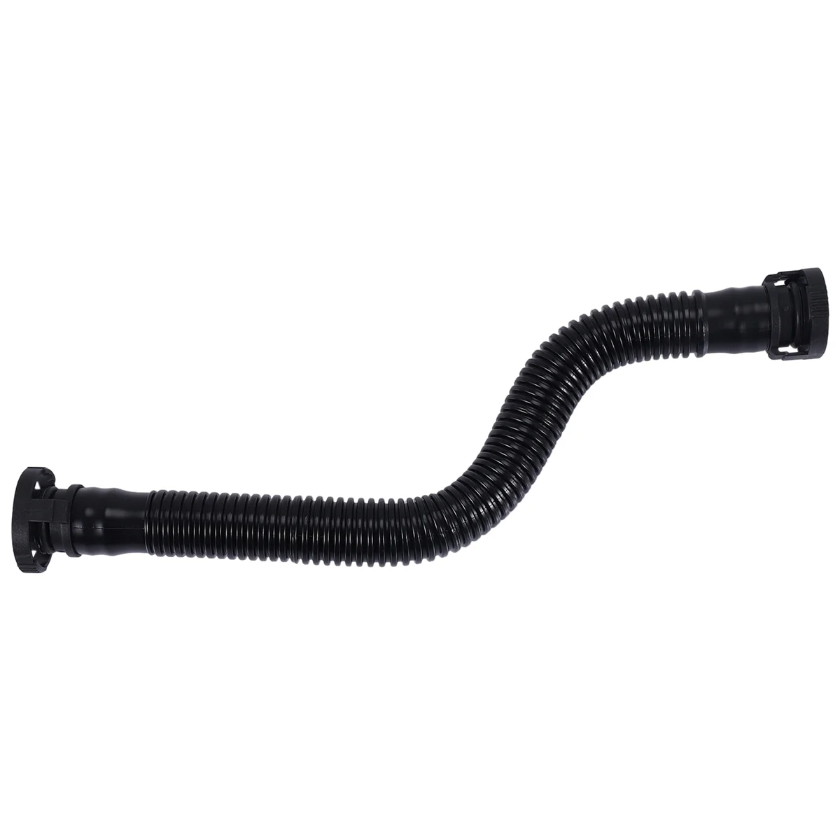 #297P Car Air Duct Filtered Pipe Air Intake Hose with Rubber Seal Ring for BMW F20 F21 F30 11157608144 (black)