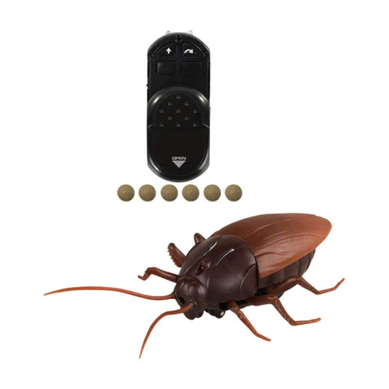 Remote Control Cockroach Toy With Movement For Interactive Indoor Playtime And Stimulation