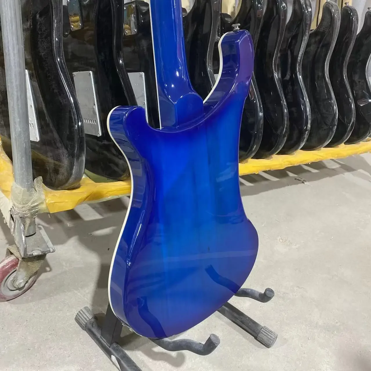 Rickecker Blue 4-String Bass Guitar With Multiple Colors To Choose From, Supporting Color Customization