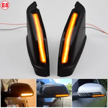 適用於大眾 Polo MK4 FL 和斯柯達 Octavia 2006-2010 的 2 個動態轉向燈流水式後視鏡指示燈 10 最佳銷售 2006年式Skoda明銳 - №6