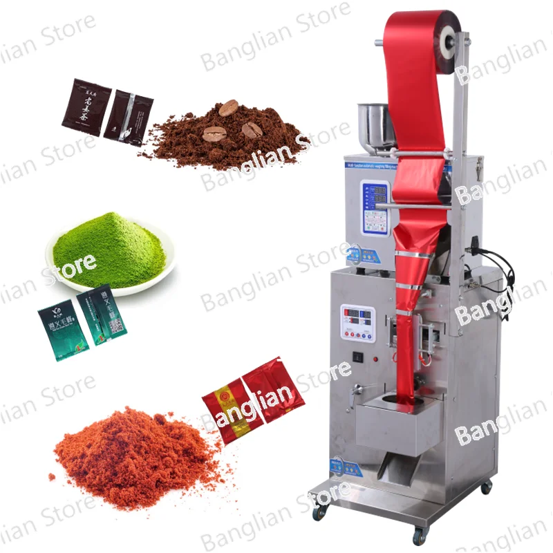 Automatic Vertical Food Particle Filling Machine, Coffee Powder Bags Sachet Packaging Machine for Small Business, 1-100G