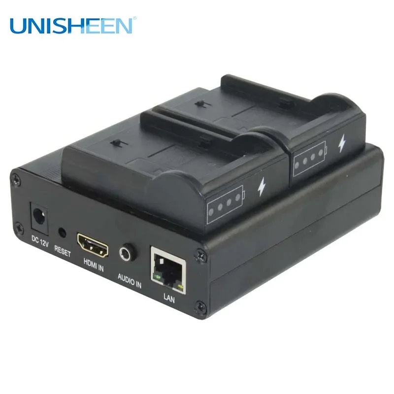 UNISHEEN WIFI Ip Rtmps Live Streaming 2.4G 5.8G  H.265 H.264 SRT HDMI Video Capture Card Encoder Box