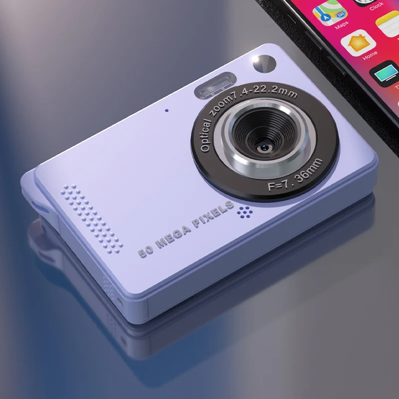 Portable 4K Camera Vlogging 50MP with 16X Optical Zoom and 2 8 Inch TFT LCD Screen Including Continuous and Timed Modes