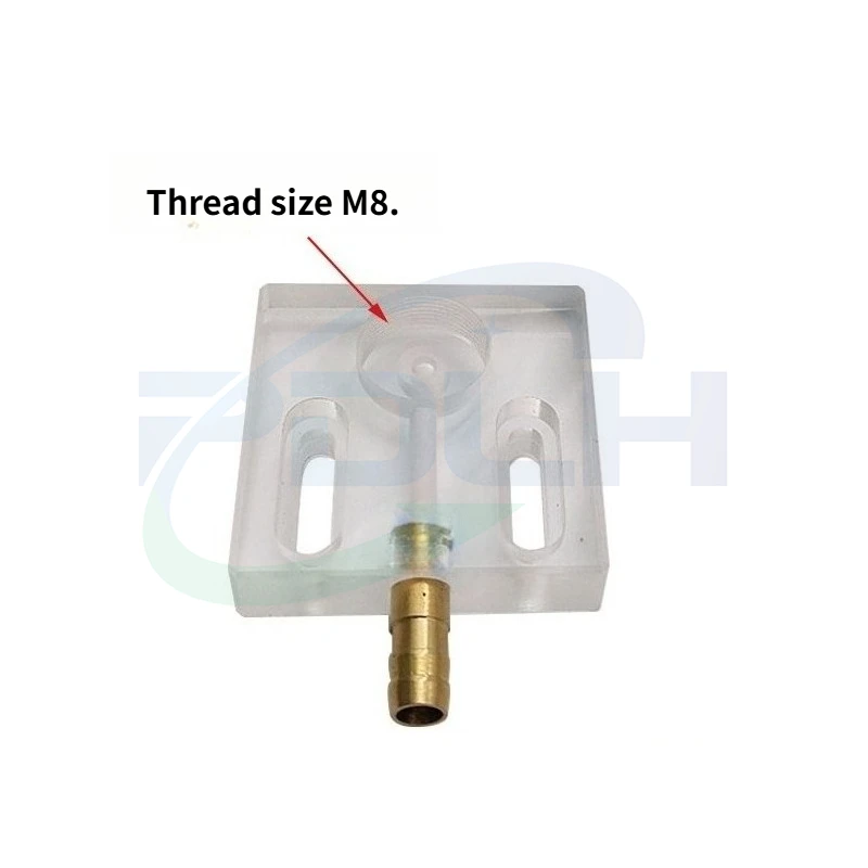 1PCS 50x50 60x60mm Transparent Water Plate Spray Plate Nozzle Plate for Wire EDM Parts In Stock