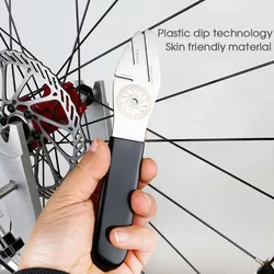 Bicycle tool Disc brake rotor alignment adjustment tool Flattening correction wrench Stainless steel bicycle brake repair tool