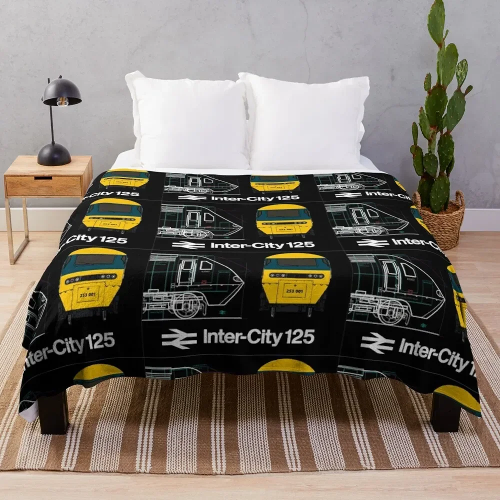 

INTERCITY 125 Throw Blanket Luxury Designer Thermal Blankets