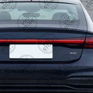 Autometalletikett, schwarz, glänzend, 3d, 2,4, 3,6, 4,2, 1,8t, 2,0t, 3,0t, 30, 35, 40, 45, 50, 55, TFSI -Logo, Buchstaben, Buchstaben, Buchstaben 8 Hauptverkauf A4 500 Blätter - №7