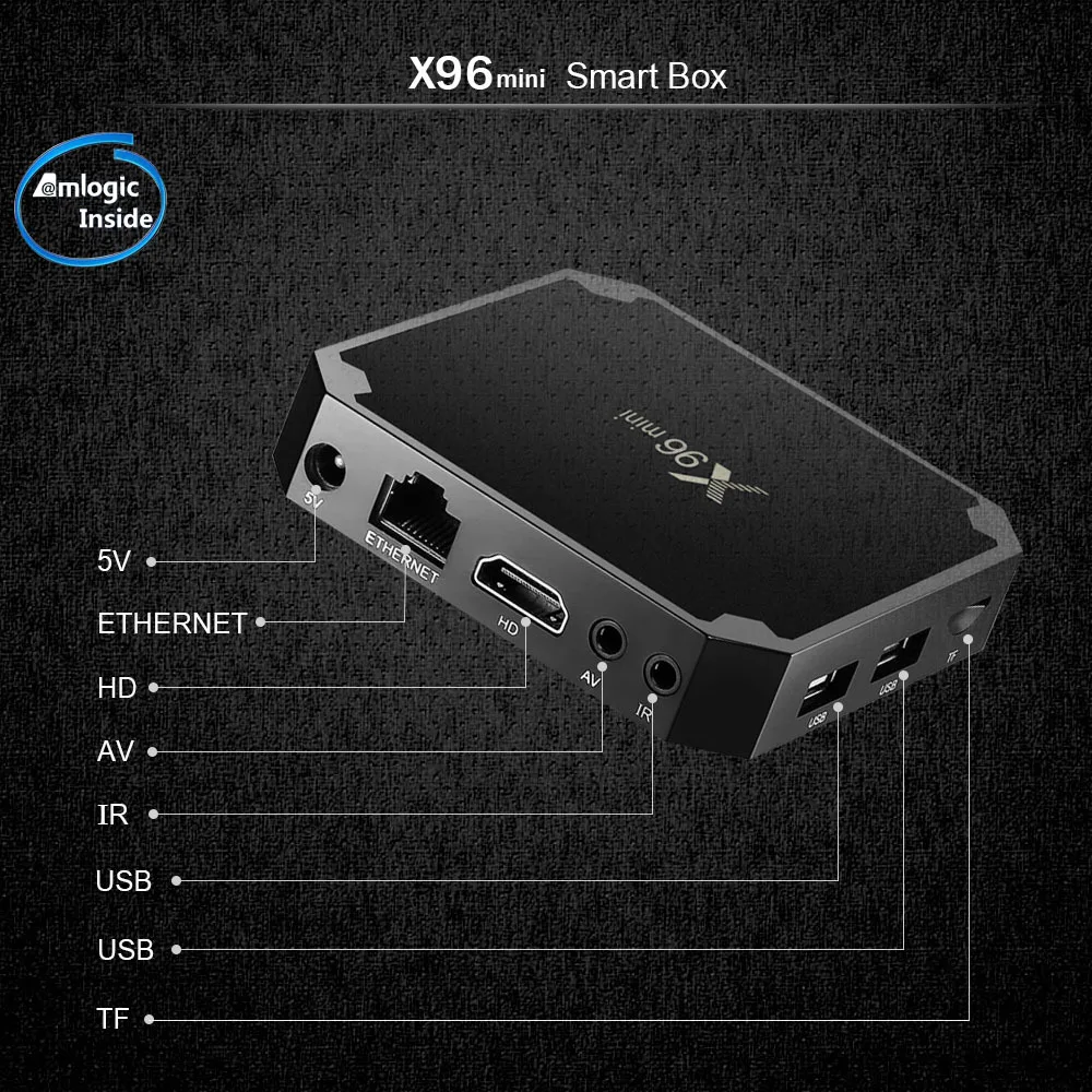 X96mini Android 11 TV Box Amlogic S905W2 Quad Core 4K HDR10+ Smart Media Player 2.4G 5G Dual WiFi Set‑Top Box