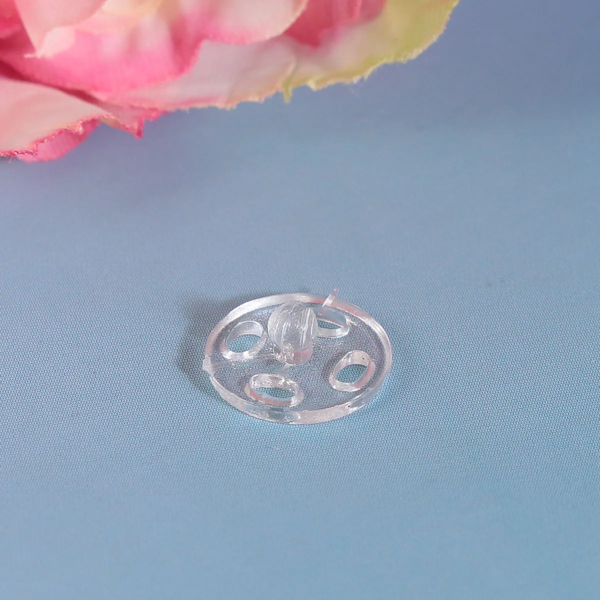 

1000Pcs Transparent Invisible Plastic Button 7mm for Sewing Knitting Scrapbooking Clothes Crafts Plastic Button