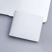Men Short Pu Leather Wallets Vintage Thin Male Credit Card Holder Black Small Money Purses large capacity card holder Bag 5