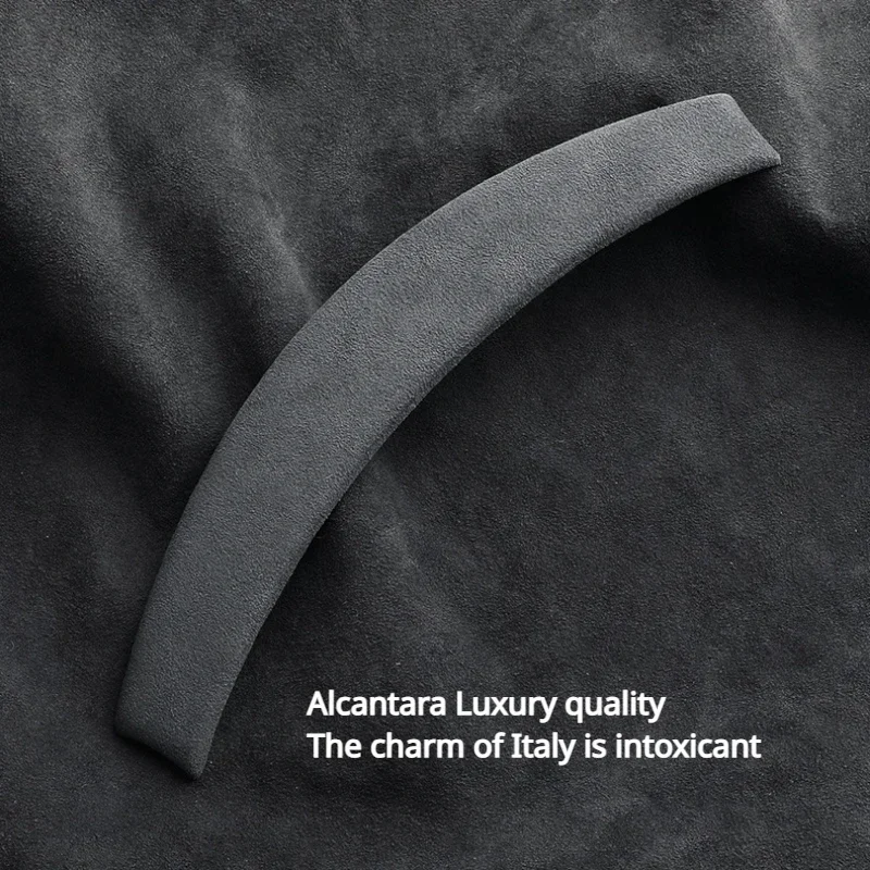 

Alcantara Suede Steering Wheel Frame Cover for Tesla Model 3 Highland 2024 Model Y Juniper 2025 Trim Car Interior Accessories