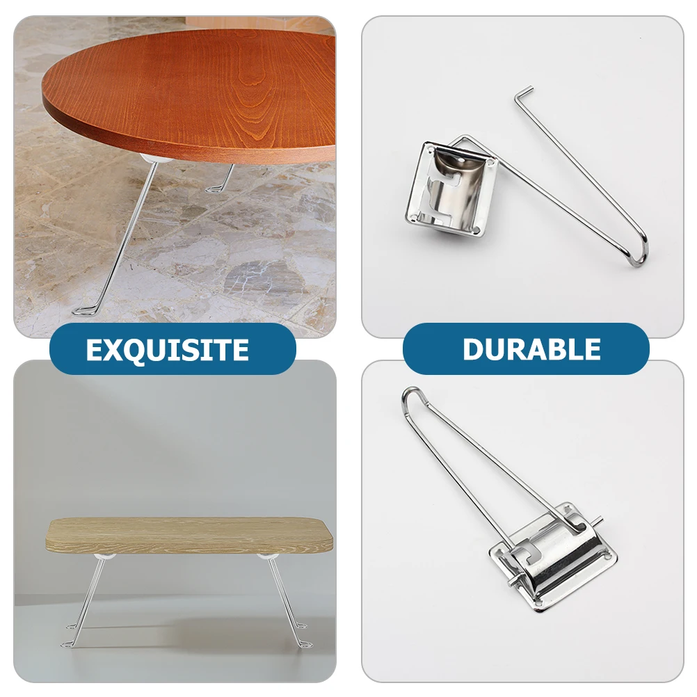 

2pcs Foldable Desk for Metal Laptop Nightst Coffee Foldable Hairpin Legs Table Folding Table Legs DIY niture