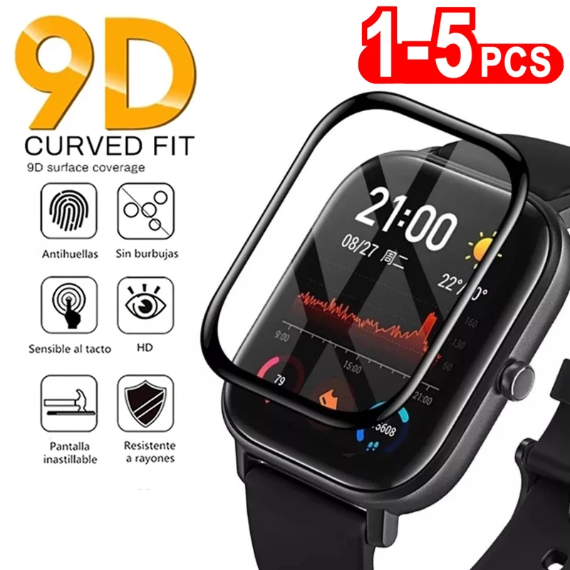 Soft Tempered Glass Protective Film For Huami Amazfit GTR GTS 2 Mini 2E POP Screen Protector (Not Glass) For Amazfit BiP S U Pro