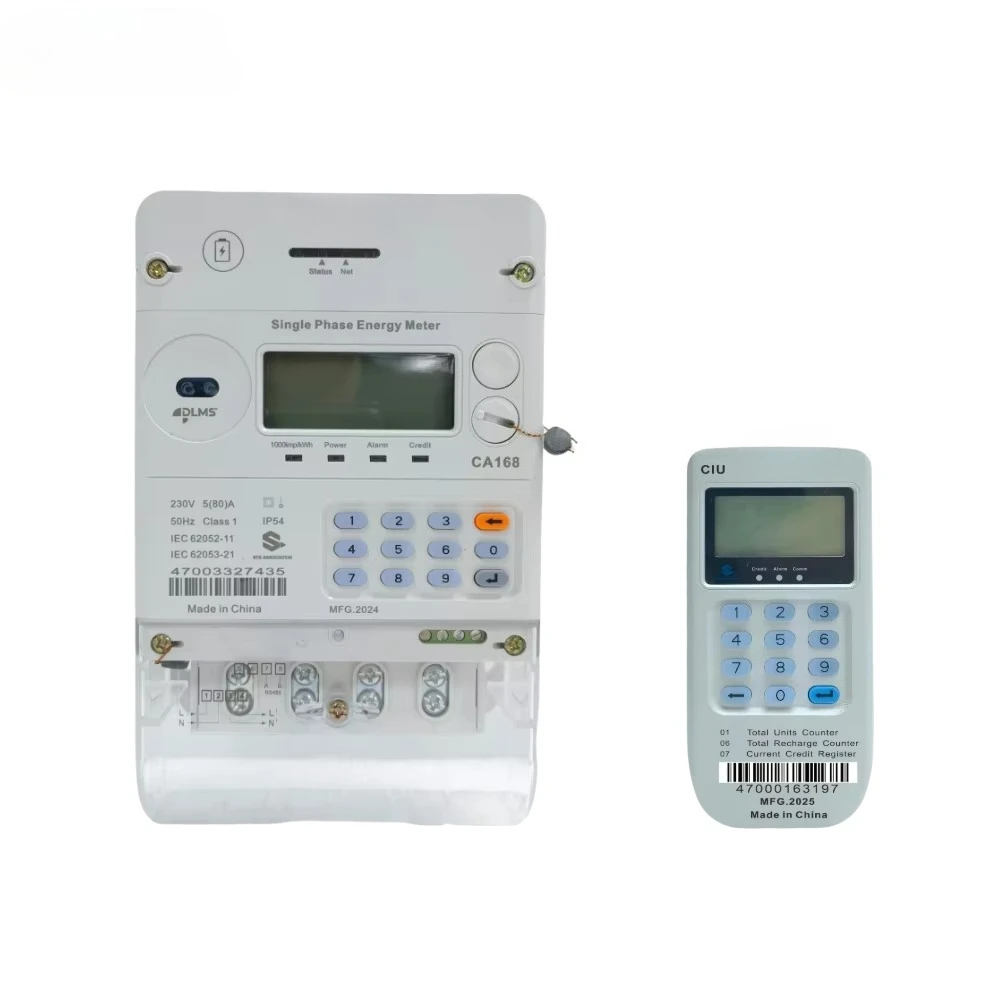 

Best Selling Single Phase STS Prepayment Electricity Meter with WiFi and RS485 Free Phase Prepaid Energy