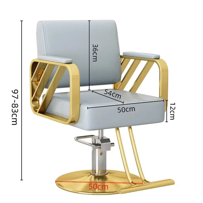 Professional Salon Beauty Barber Chair Luxury Classic Cheap Hair Wash Chair Leg Rest Armrest Design Oriented Cadeira Furniture