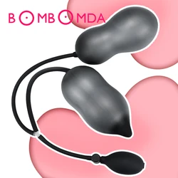 Inflatable Anal Plug Expandable Dildo Pump Butt Plug Anal Dilator Bdsm Sex Toy Gay Prostate Massage For Anus Enlargement By Pump