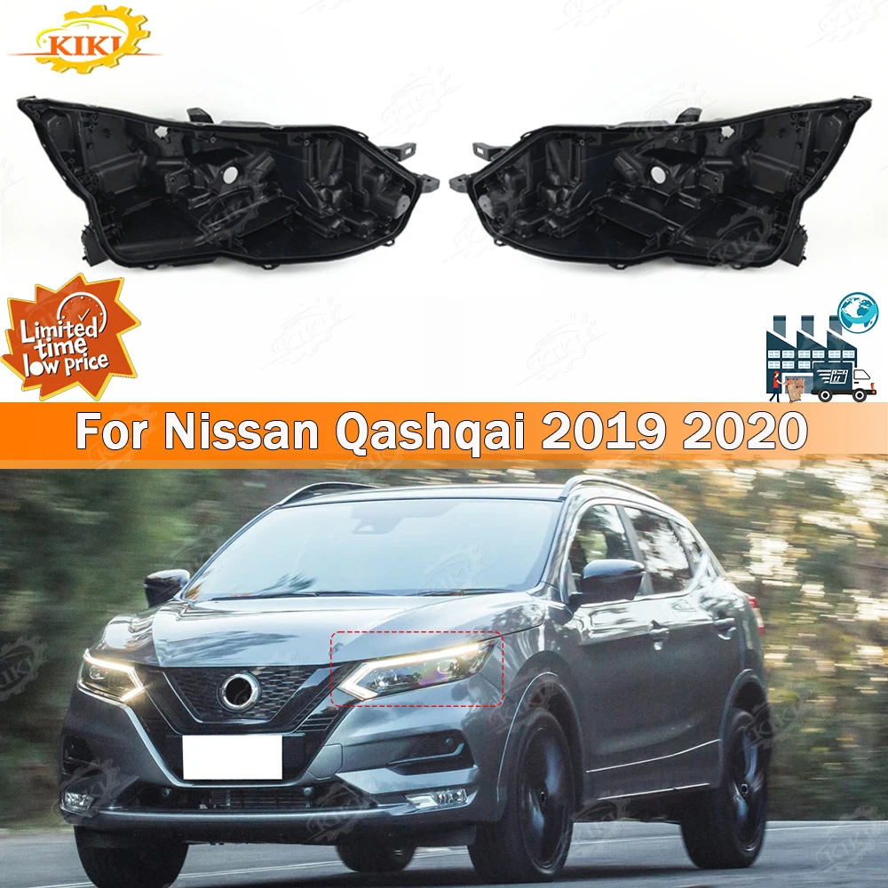 Front Headlight housing back Fit For Nissan Qashqai 2019 2020 Headlamp House front Headlight housing back Automotive Parts