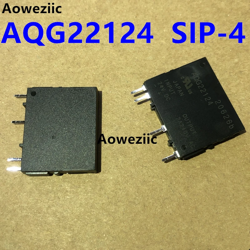 AQG22124 22124 Imported Original Solid State Relay 4-pin 24V 2A 24VDC SIP-4