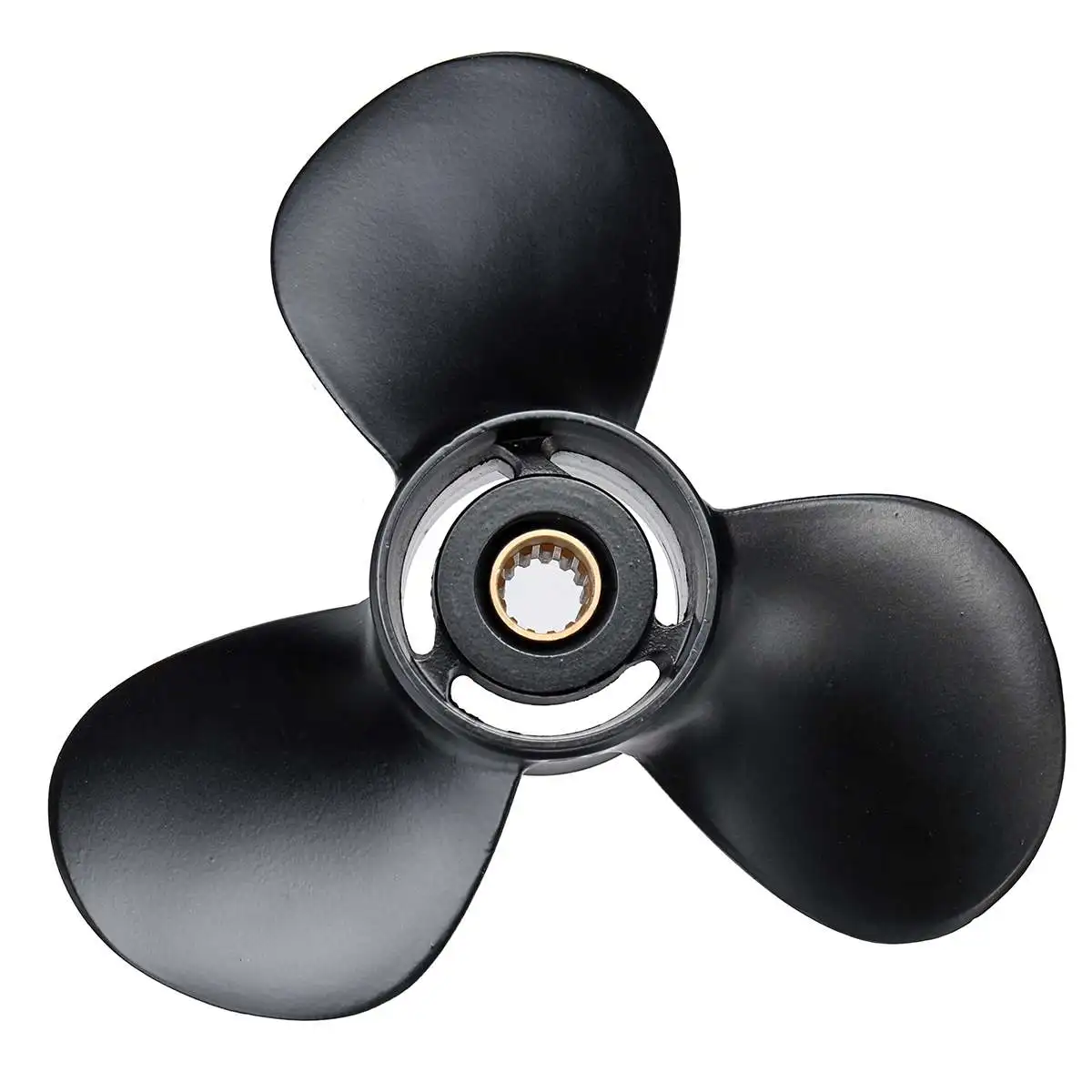 

Aluminum Alloy Boat Outboard Propeller for Suzuki 35-65HP 3 Blades 13 Spline Tooths R Rotation 58100-94313-019 11 1/2 x 13 Inch