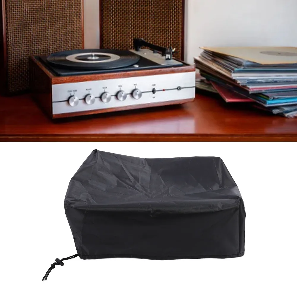 

Water Resistant Turntable Dust Cover Anti Scratch Oxford Fabric Record Player Cover Durable Dust Cover Protector