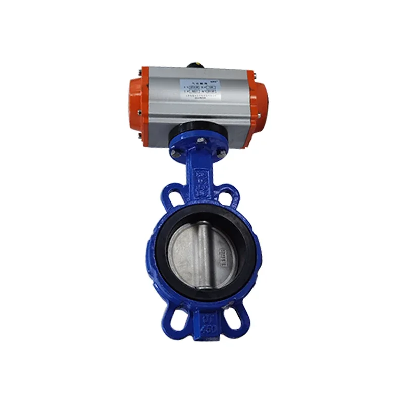 D671X-10Q D671X-16Q EPDM Wafer Ductile Iron Pneumatic Butterfly Valve for Water