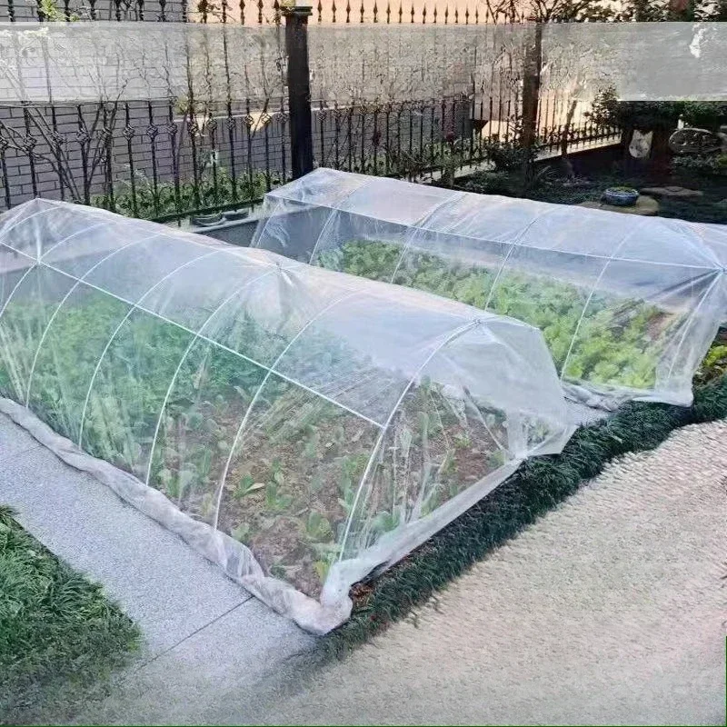 White Arch Greenhouse Membrane Winter Vegetable Greenhouse Cold Proof Plastic Cloth Nursery Planting Windproof Insulation Film