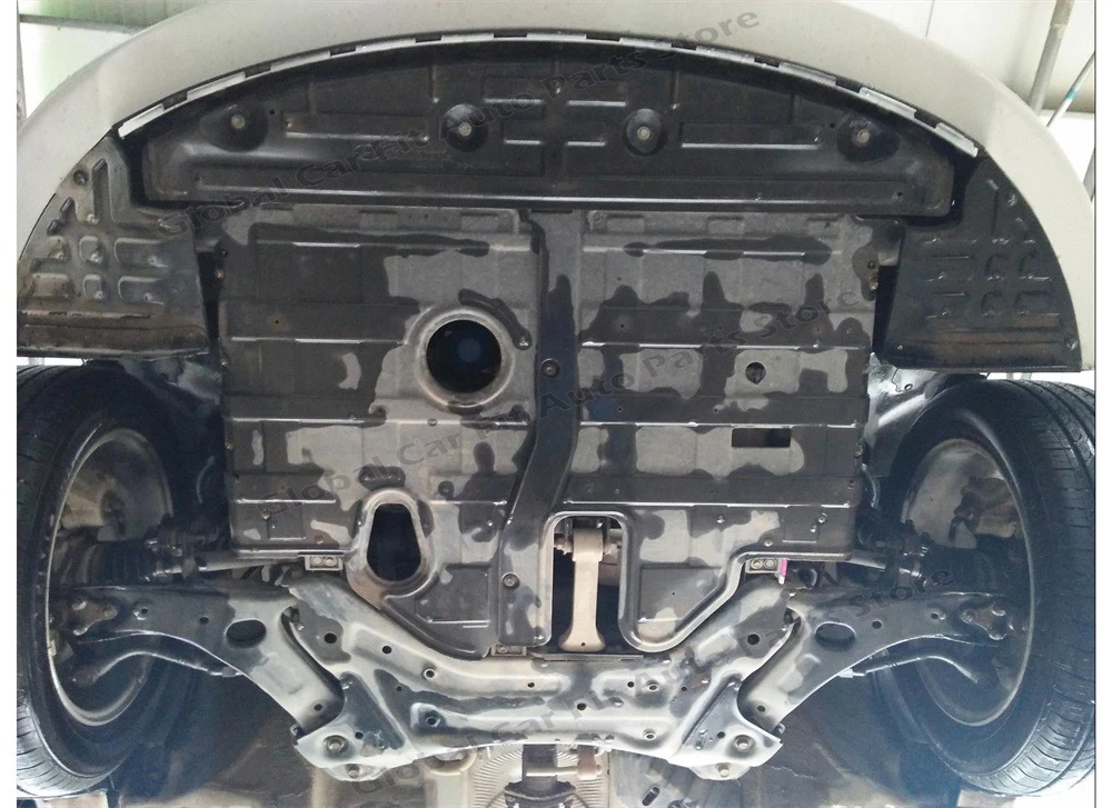 Car Engine Skid Plate Custom Fit For Hyundai Sonata 8th Gen 2011-2014 Anti-Collision Protection Under Engine Guard Engine Shield