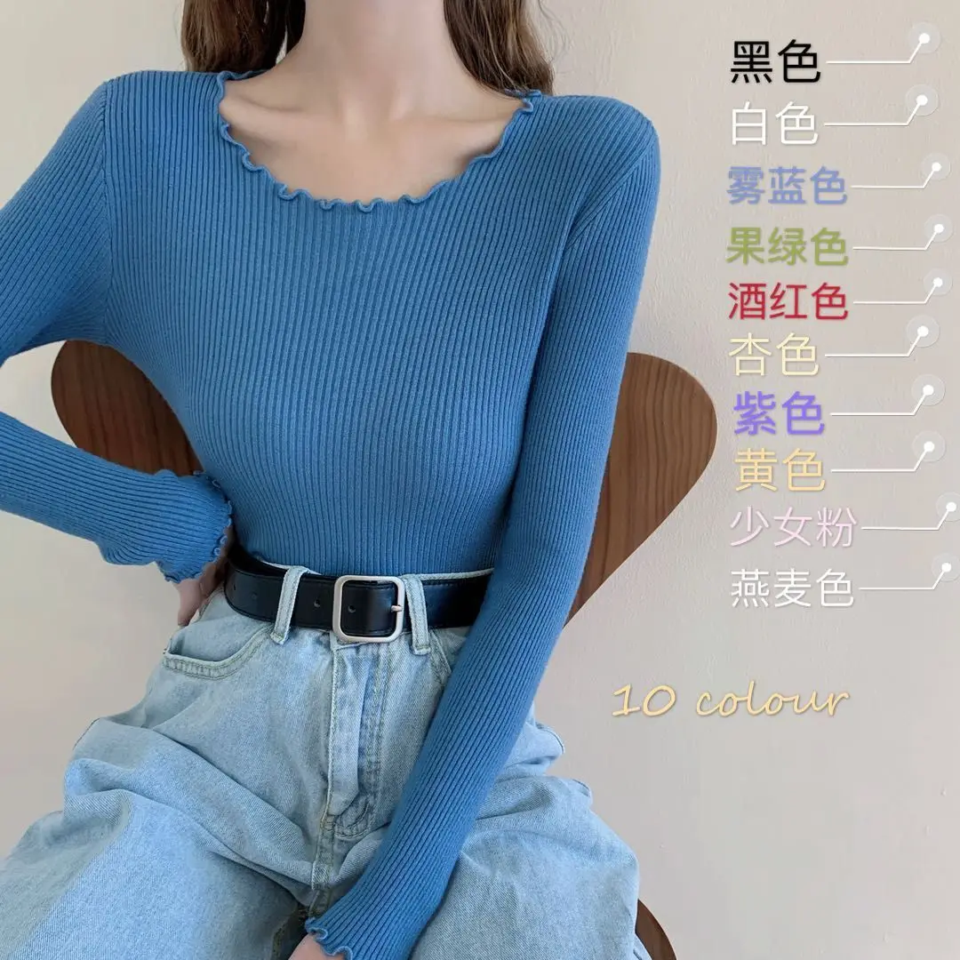 

Sweaters Jumpers Womens Women'S Long Sleeve Top Rock Stage Metallic Yarn Performance Concert Festival Alternative Urban Street