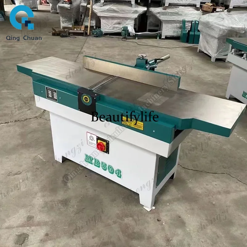 K182Woodworking Surface Planer Jointer Wood Planning Machine Woodworking Oblique Mouth Spiral Knife Machinery Desktop Plane