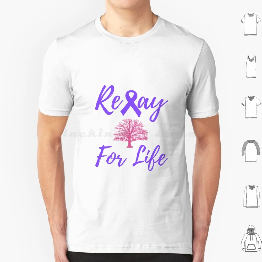 Relay For Life T Shirt 6Xl Cotton Cool Tee Relay For Life Cancer