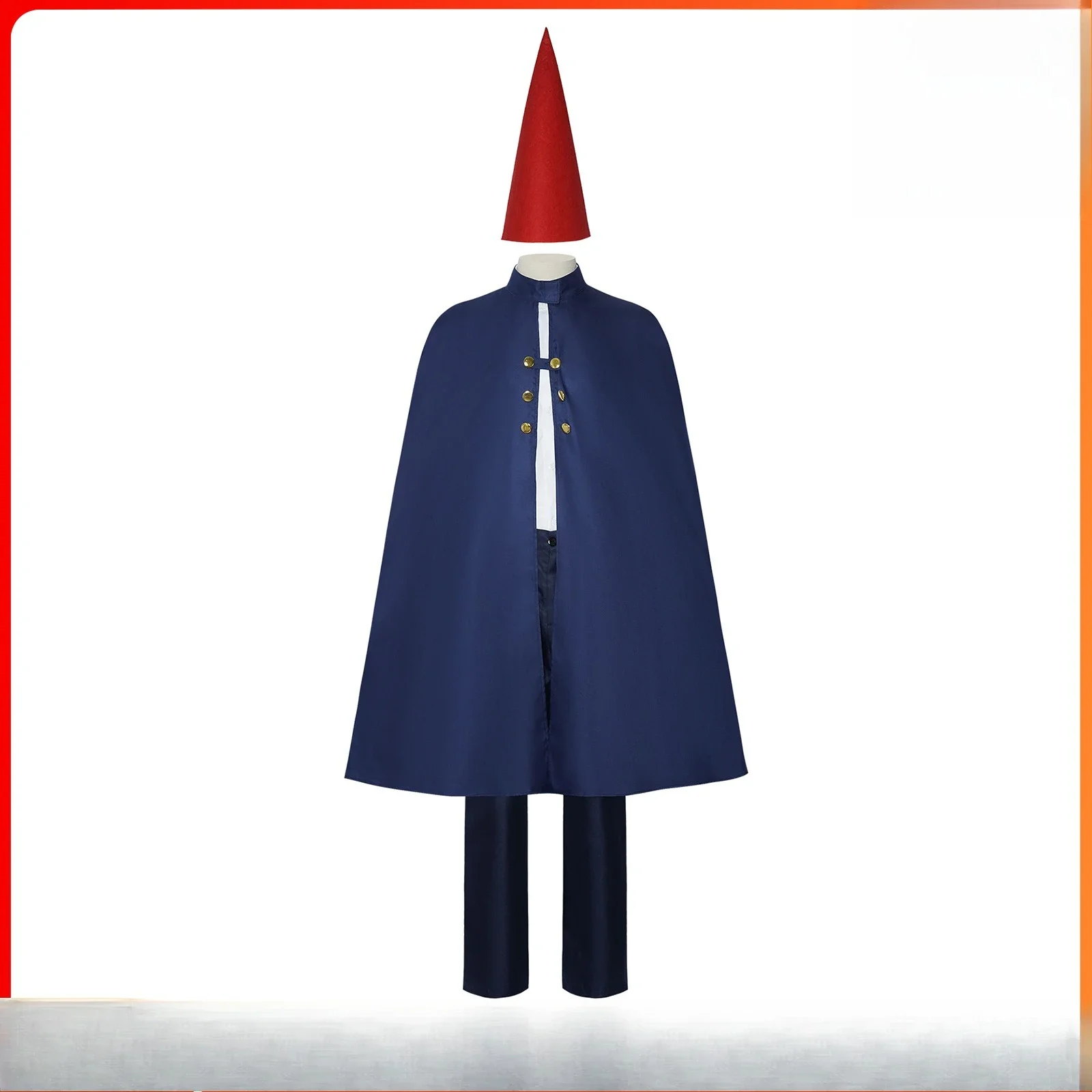 

Over The Garden Wall Costume Halloween Wirt Cloak Cape Cosplay Character The Same Shirt Pants Cloak Full Set of Party Clothes
